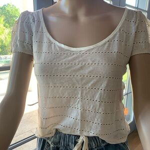 KRIZIA JEANS EYELET TOP